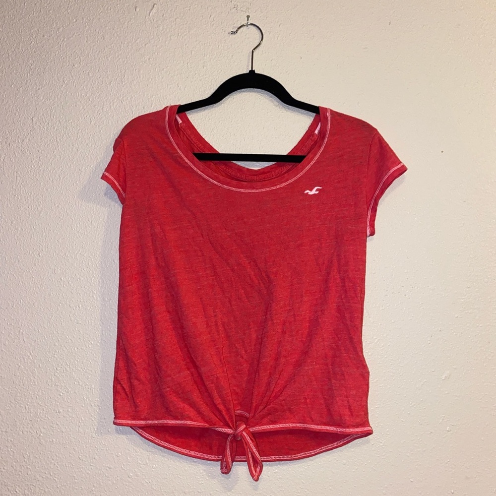 Hollister tie shirt